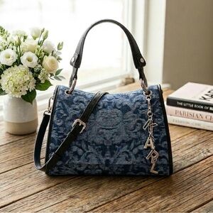 Karl Lagerfeld Luciene Denim Shoulder Bag
